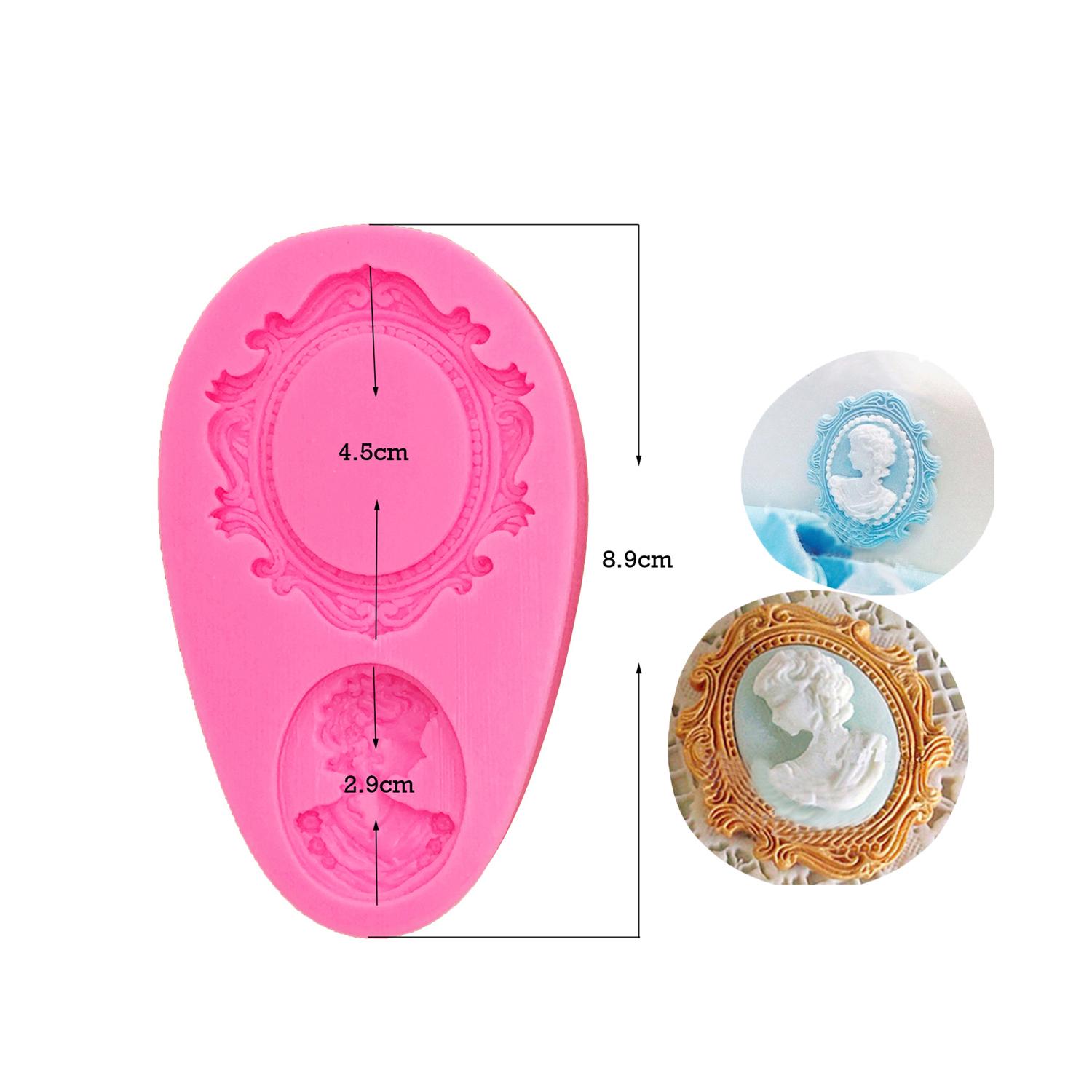 

Овальна рамка Силіконова форма Шугакрафт Шоколад Кекс Форма для випічки Інструменти для прикраси торта з мастики