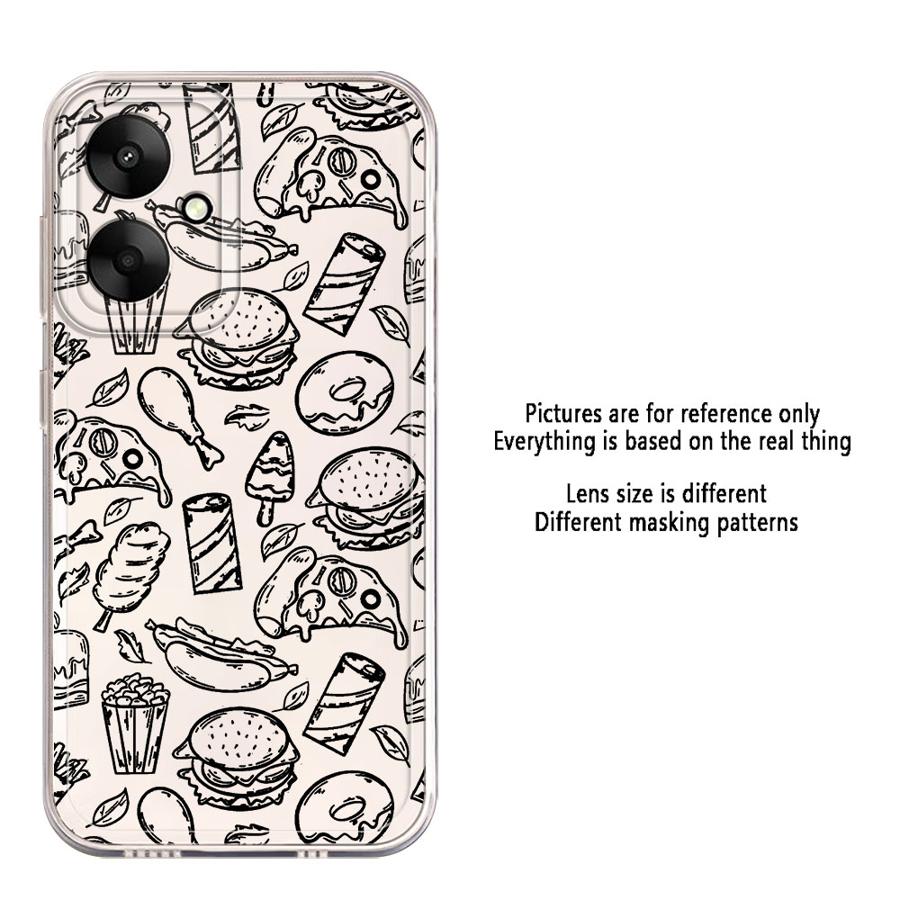 Soft Phone Cover Phone Case for Xiaomi Mi 11T Pro 11 Lite Gourmet Burger