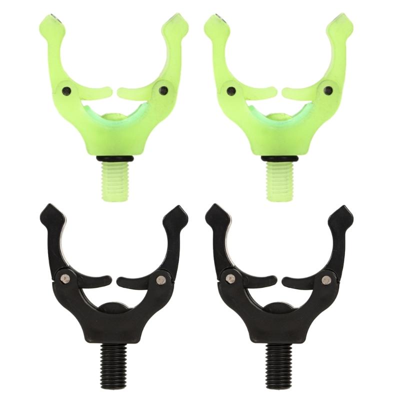 2 Pcs Magnetic Fishing Grips Bracket Head Carp Fishing Rod Rest Holder Head