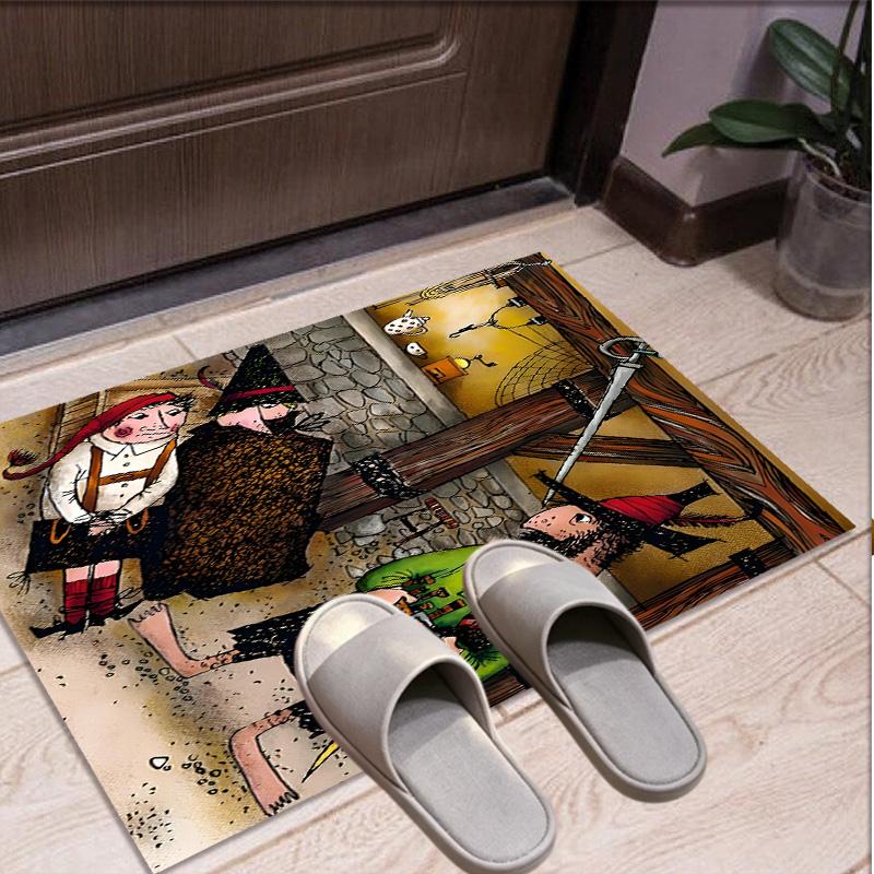 Der Rauber Hotzenplotz Pattern Rug, Indoor/Outdoor Mat, for Picnic, Gameroom, Bedroom, Office, Living Room, Home Decor Carpet, Birthday Gift