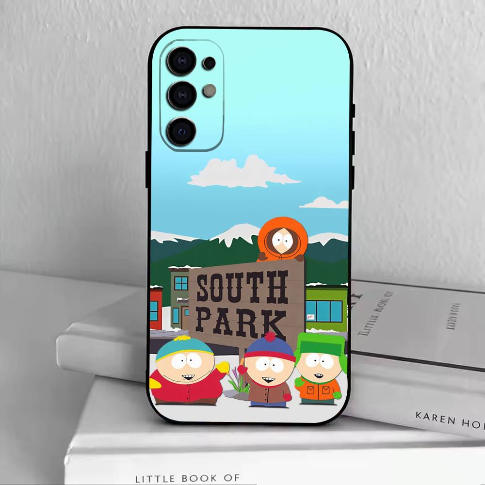 C-Cartoon S-Souths P-Park Handyhülle Für Samsung S25,S24,S21,S22,S23,S30,Ultra,S20,Plus,Fe,Lite,Note,10,Schwarze Hülle