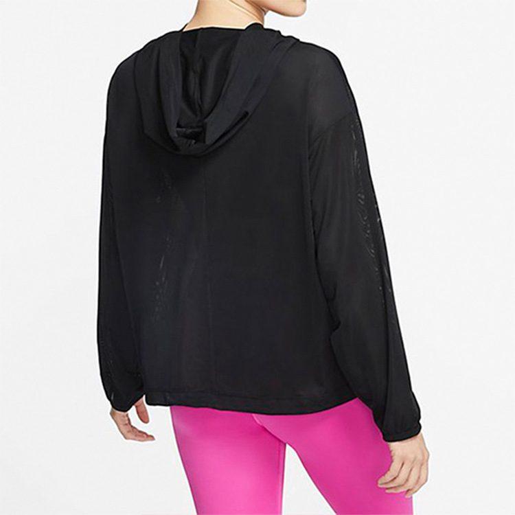 Nike Sweatshirts Women's Black Hooded Moderate Regular CJ5285-010