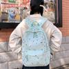 Schoolbag Female Junior High School High School Student Star Print Korean Version Niche Ins Backpack Mori College Student Backpack Female