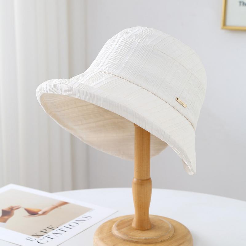 Neuer Frühjahrs- und Herbst-Fischerhut im schlichten Stil mit Krempe für Damen, Vintage-Sommerhüte für Damen