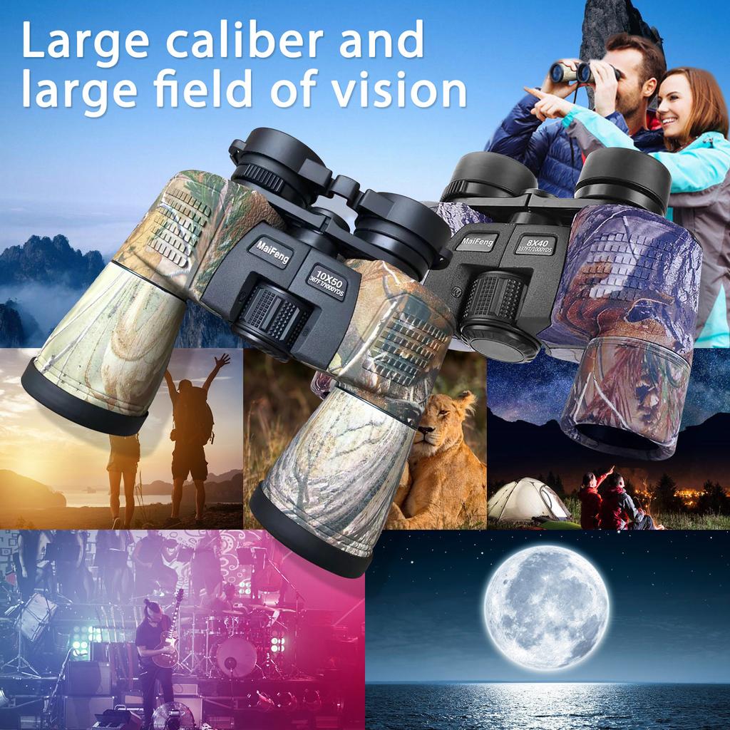 [ZH] Binoculars Metal Large Aperture High Power HD Night Vision