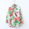 Women's New Floral Print Loose Collar Long Sleeved Fashionable Shirt