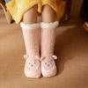Winter Cartoon Floor Socks Non-slip Cotton Socks Cute Sock Slippers  Men