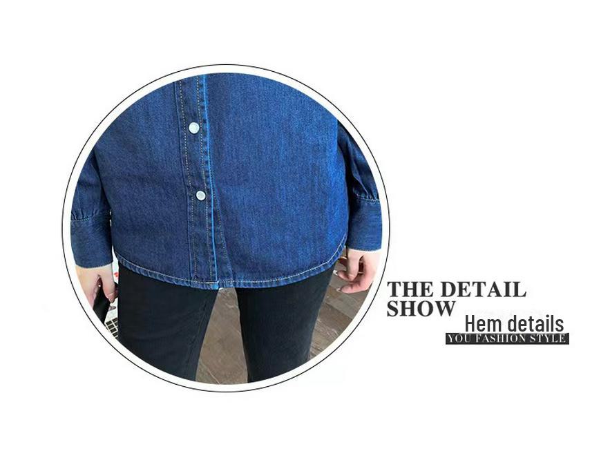 2025 Spring Collection: Yang Mi Qin Shi Button-Down Denim Shirt