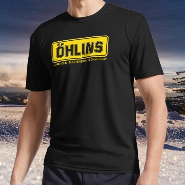

New item Ohlins Shock Logo Pocket Active Logo TEE T-Shirt Funny Size S to 5XL S