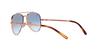 RB3625 Rose Blue Gradient Size 62 Ray-Ban Sunglasses, Gold/Crystal Lenses,