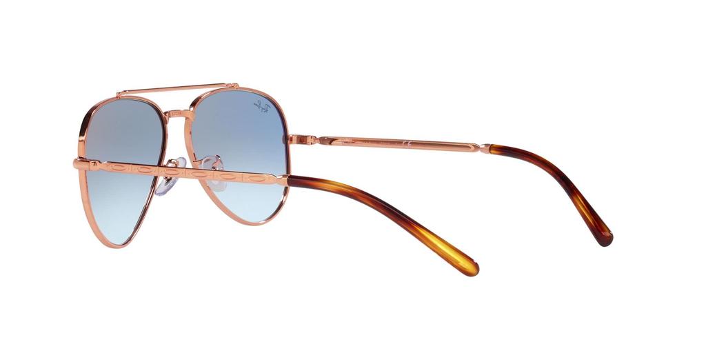 RB3625 Rose Blue Gradient Size 62 Ray-Ban Sunglasses, Gold/Crystal Lenses,