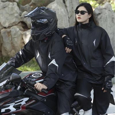 Men's Stormproof Motorcycle Riding Raincoat Set