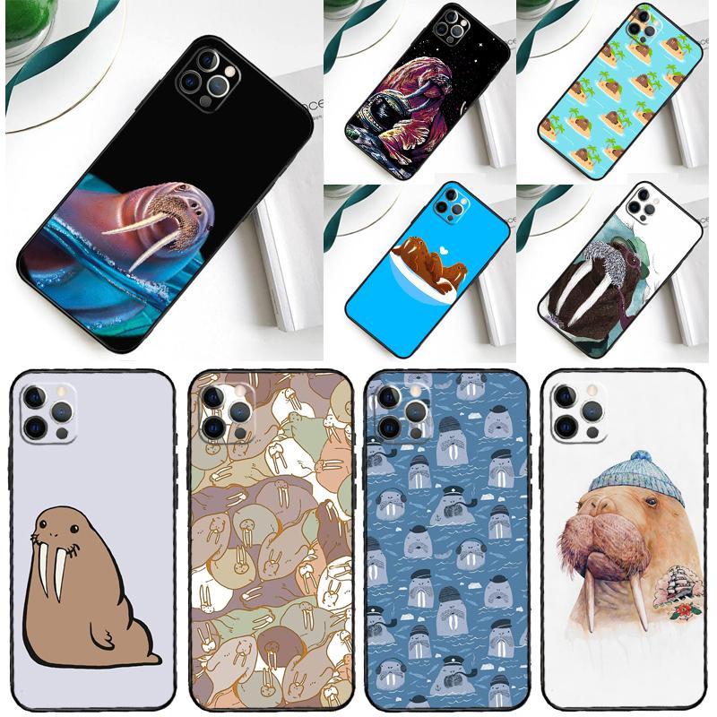 Cute Walrus For Samsung Galaxy A55 A54 A35 A15 A34 A14 A53 A33 A13 A05 A06 A16 A22 A32 A52 Phone Case