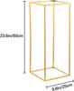 23.6inches Tall Gold Wedding Flower Vase,5pcs Flower Stand Centerpieces for Party Table Decoration