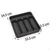 Cutlery And Silverware Tray, 6 Compartments, Drawer Dividers, Expandable Organizer
