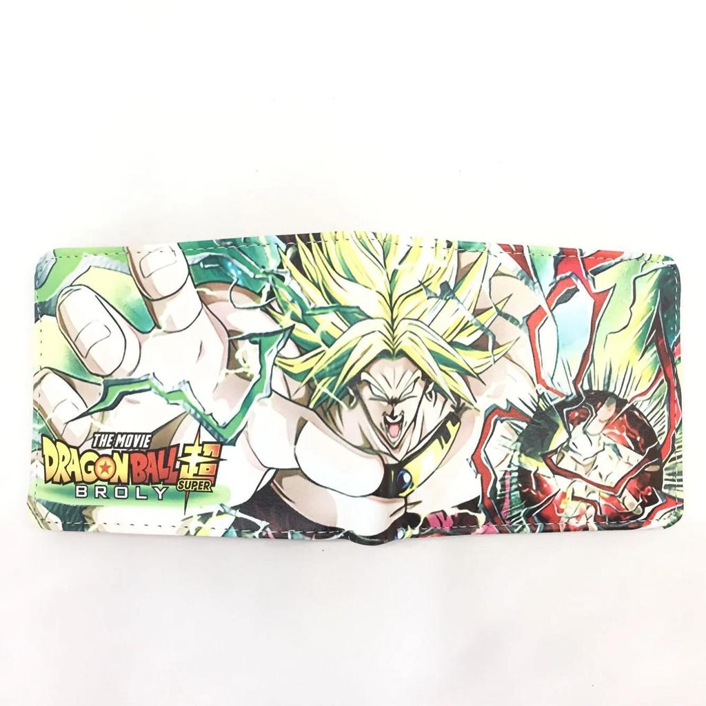 Dragon Ball Son Goku Multifunctional Card Purse Cartoon PU Wallet Personality Creativity Simple Foldable Coin Boy Birthday Gift