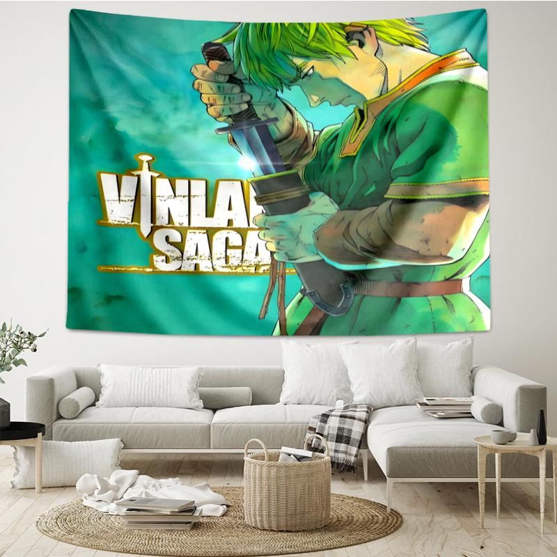 Vinland Saga Wall Hanging Tapestry Wall Cloth Tapestries Decor Wall Bedroom Decoration