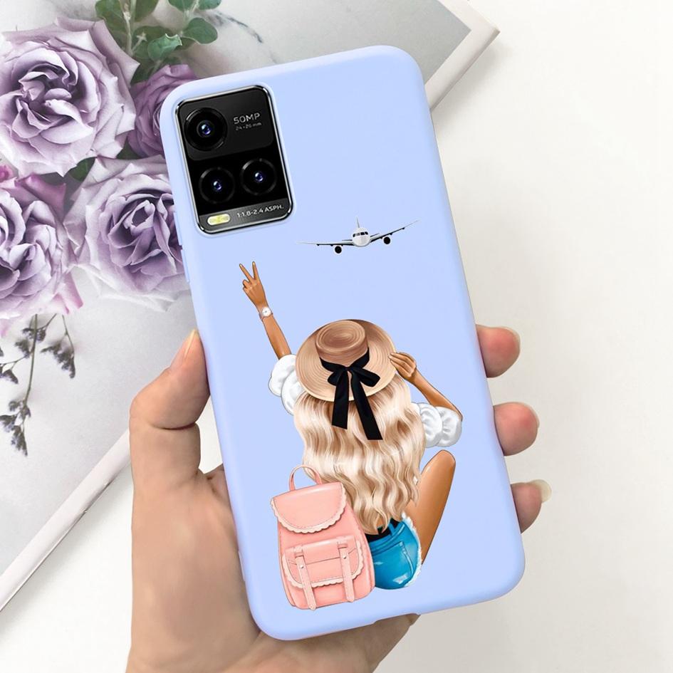 For Vivo Y21 2021 Case V2111 Cute Astronaut Duck Soft Silicone Cover For Vivo Y21s Y33s 4G Y21t Y33t Y21A V2110 V2135 V2109 Case