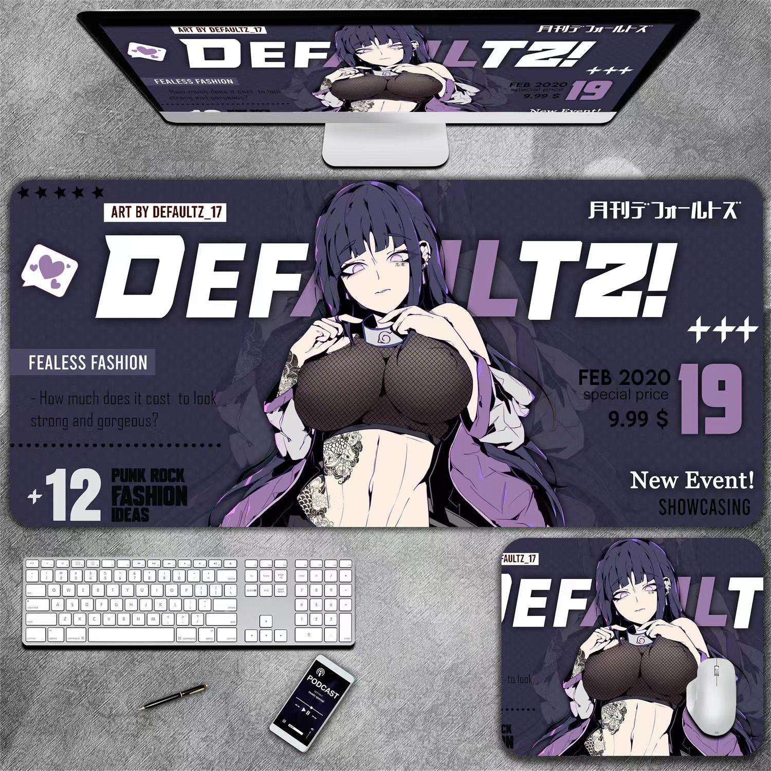 

Коврик для клавиатуры и мыши в стиле аниме для девочек, подходящий для киберспорта, офиса и настольного использования.