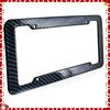 1/2set plastic ABS Carbon Fiber License Plate Frame-Black Plastic Car Tag Holder Cover  for license plate frame protection parts