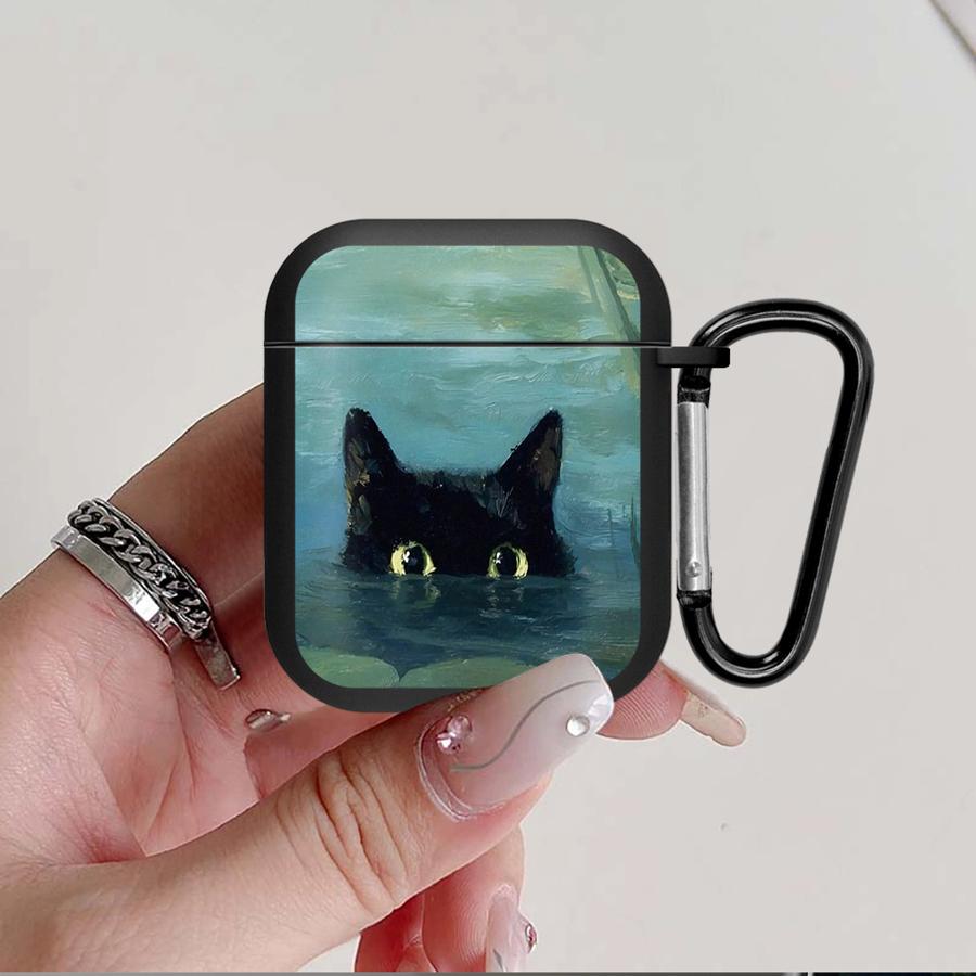 A Kitten In The Rain Earphone Cases Cover Case For Airpods Pro2 2 4 Pro3 3 Pro 1