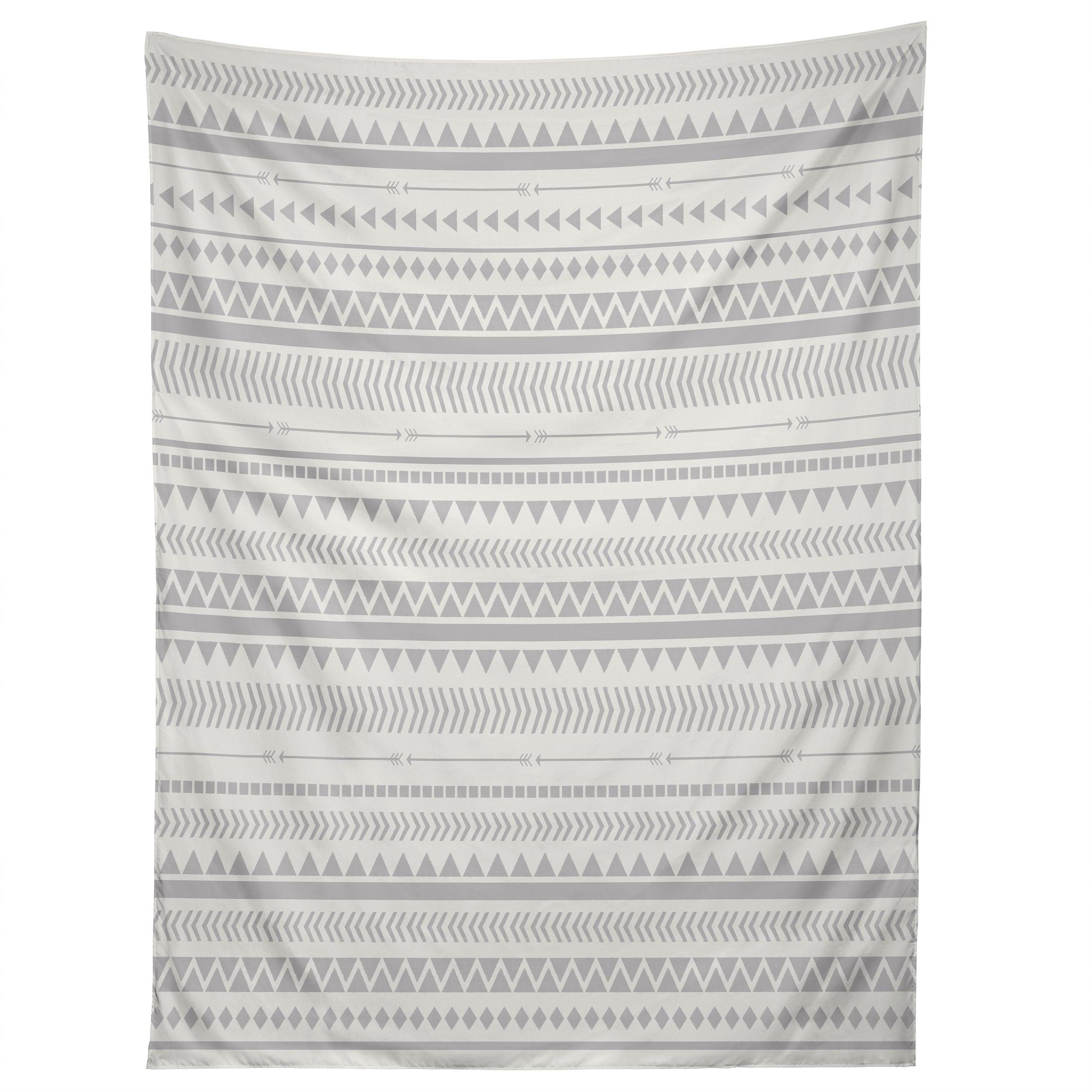 GRAY AZTEC tapestry 75x100