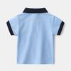 Kids Cartoon Polo Shirt Short Sleeve Printed Collared T Shirt Casual Summer Top Fashion Clothing for Toddler and Children Boys and Girls