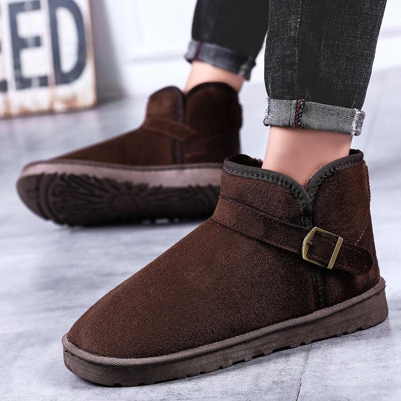 Snow Boots Women's Winter 2025 New Velvet Thickened Waterproof and Non-slip Outer Wear Cotton Shoes Winter Flat Warm Shoes