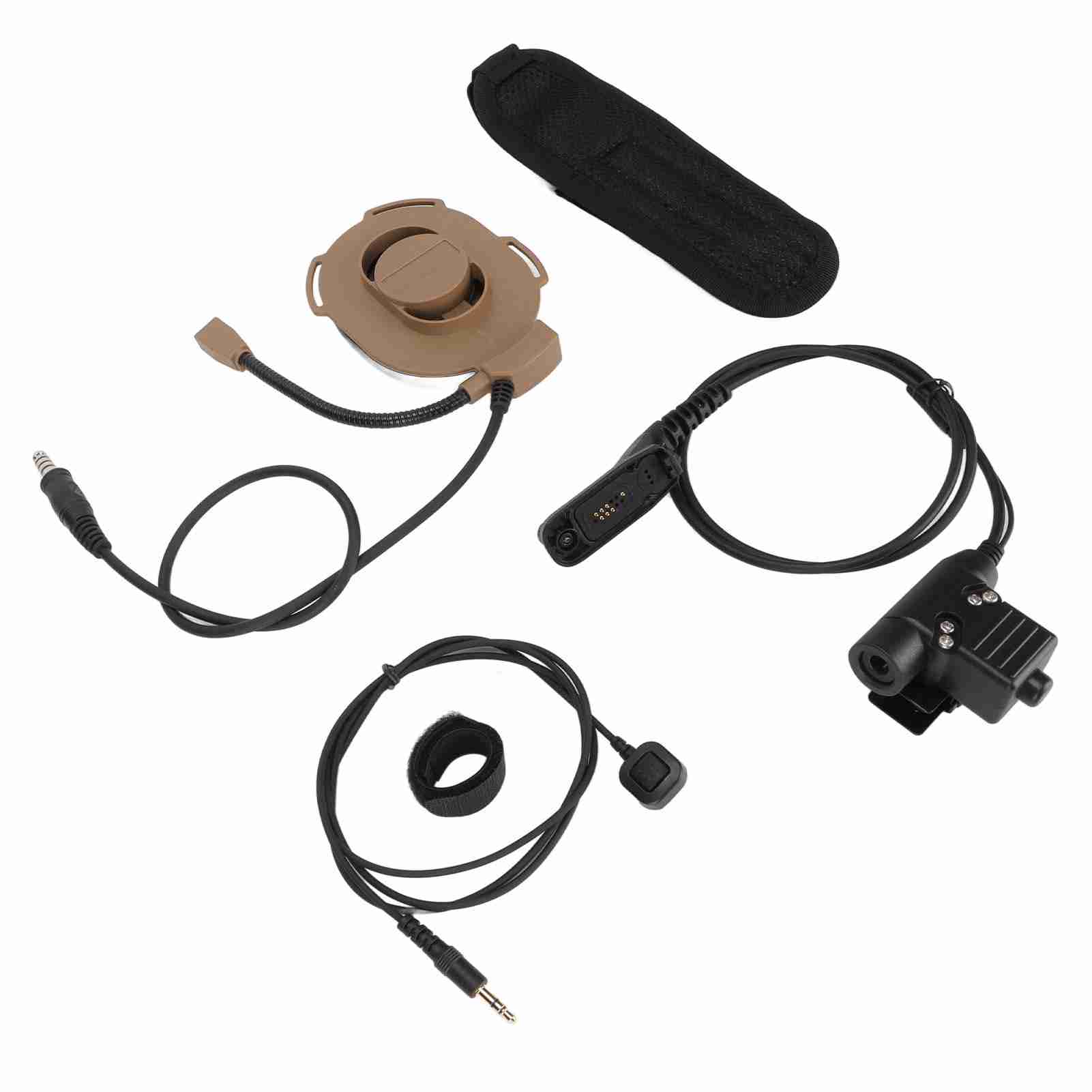 

Гарнитура для мотоциклетного шлема, односторонние военные наушники с микрофоном U94 PTT для MOTOROLA XIR