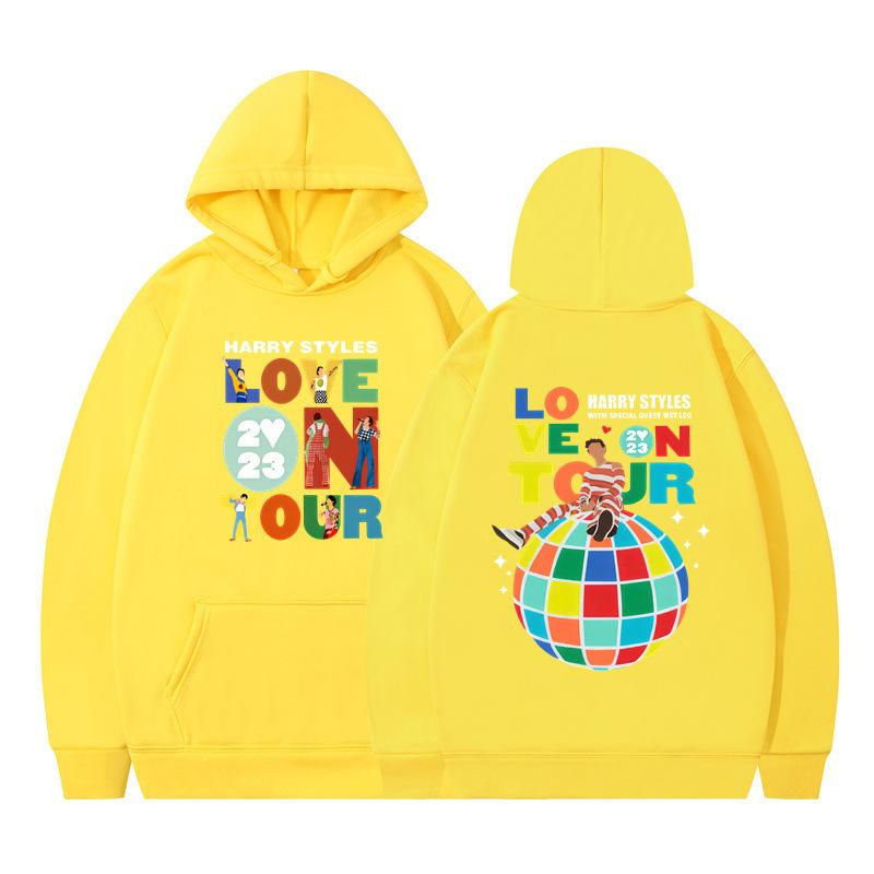 New HARRY STYLES Men's and Women's Peripheral Casual Loose Hooded Sweater