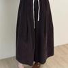 Autumn Winter Korean Style Fleece-Lined Warm Loose Fit Slimming Casual Pants for Women Wide Leg Corduroy