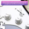 uxcell Guitar Toggle Switch Plastic Cross Slot Toggle Pickup Switch Knob Replacement Parts for SQ ST TL Electric Black 6-Pack 3-Way/5-Way Tips,