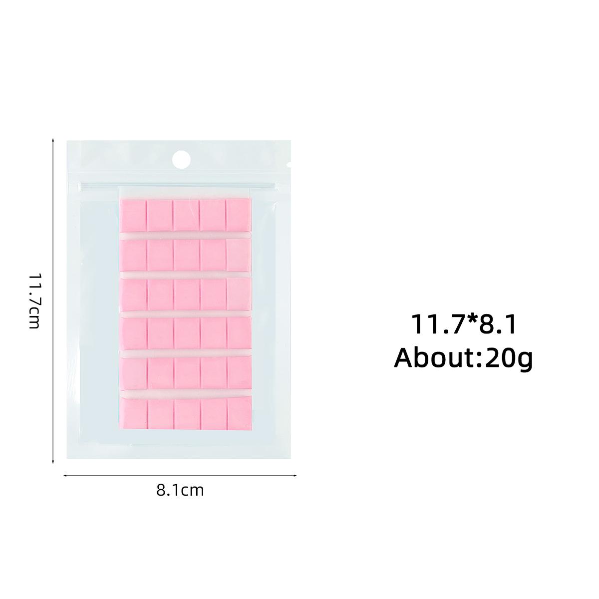

30pcs New Nail Adhesive Glue Clay Reusable Tacky Gel for Nail Art Practice Stand Display Holder False Tips Manicure Tools рожевий