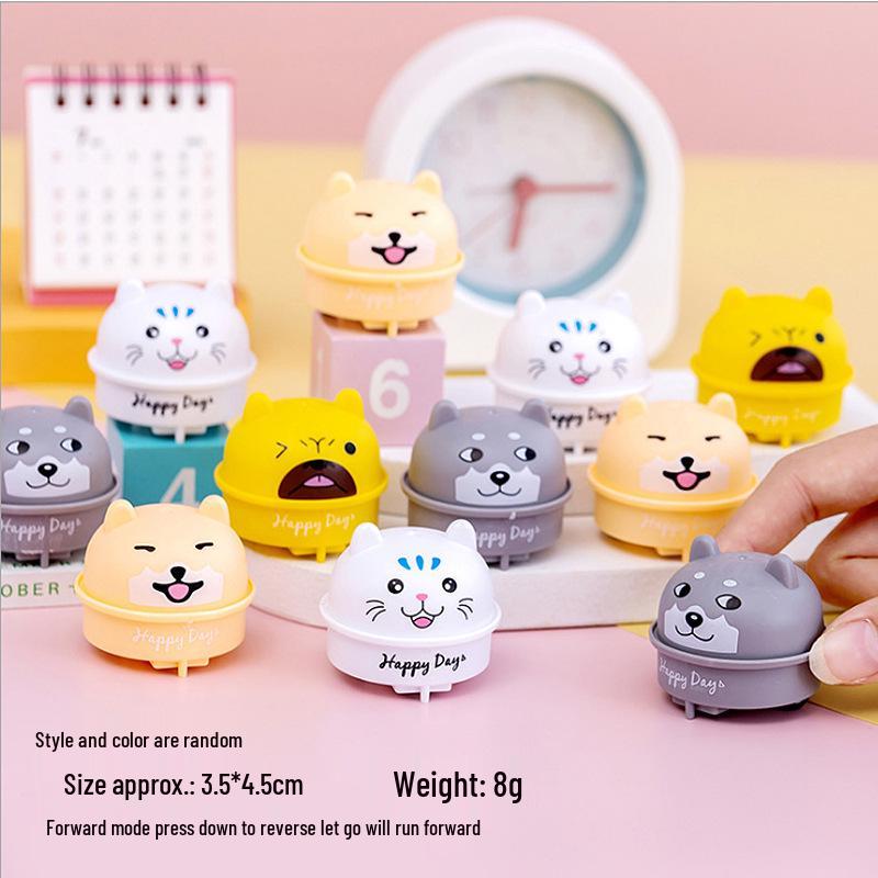 Cartoon Animal Pull-Back Cars for Kids Aged 2-6: Educational Toys & Gifts for Boys