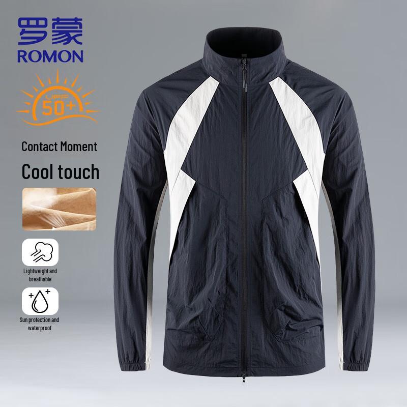 ROMON Men s Summer Ice Silk Quick-Dry UV Protection Outdoor Fishing Jacket L