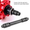 15mm Thru Axle Hub Adapter to 9mm Quick Relse Skewer for 100mm Front Wheel (Black)