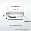 304 Stainless Steel Irregular D-Ring Buckle for Straps and Bags - Light Luxury Accessory