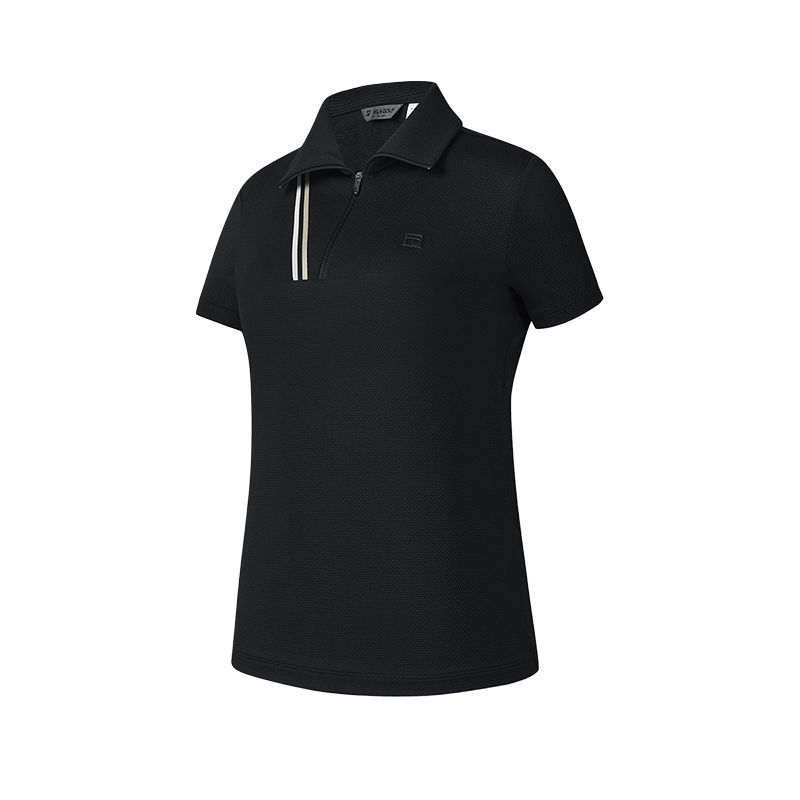 

New FILA AthleticsGolf Collection SS25 Polo Shirt Women s Pitch Black BK A11W525143F-BK 165/84A/M