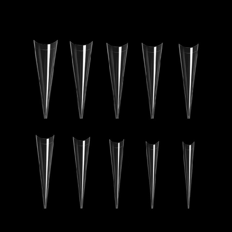 Stiletto Nagelspitze Lange Stiletto Nagelspitze Acryl Nagelspitzen Spitz zulaufende Falschnagelspitze