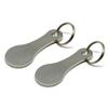 Decorative Stainless Steel Keychain Coin Holder Shopping Trolley Token DIY Shopping Cart Tokens