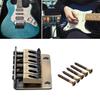 6 String Electric Bass Fixed Bridge Professional Bass Accessory Fixed Bridge Metal Texture Bass Guitar Part for Guitar