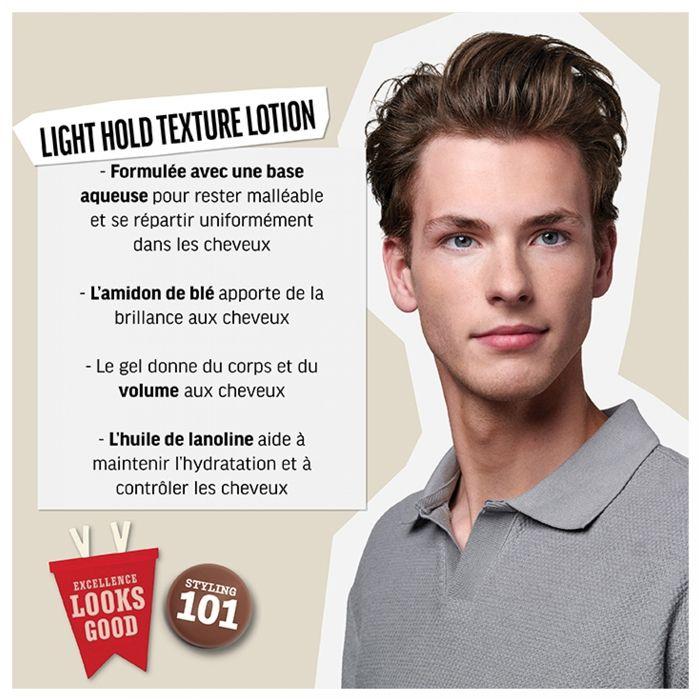 Crème Coiffante - American Crew - Light Hold Texture Lotion - 250ml - Fixation Souple - Effet Mat