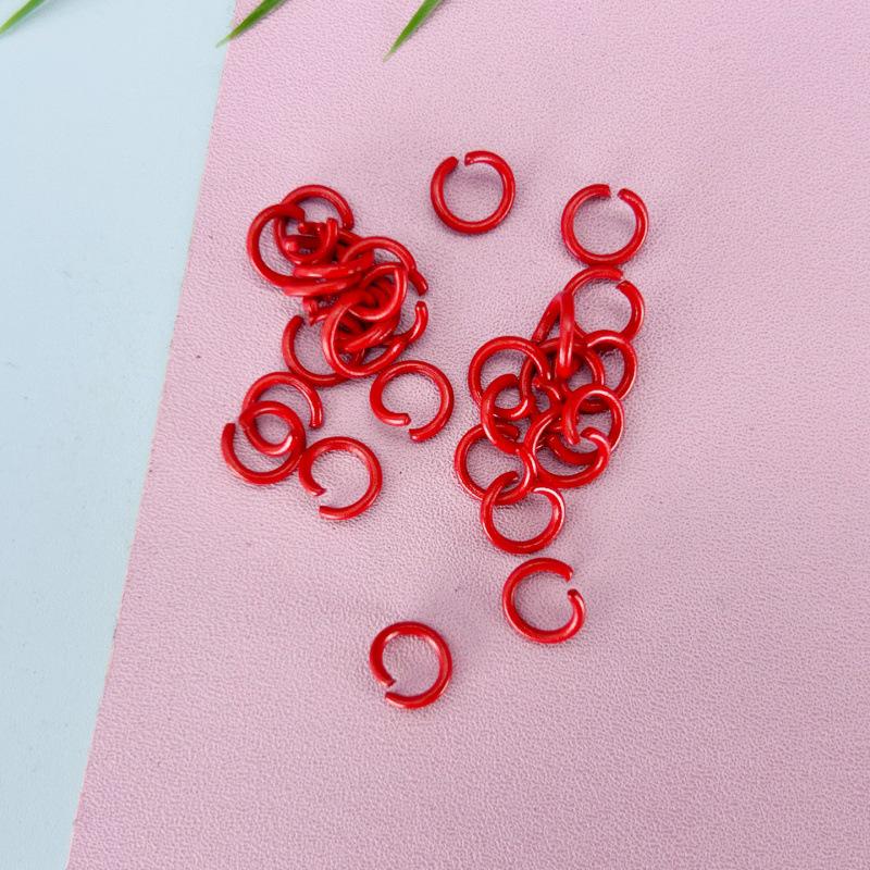 Colored DIY Jump Rings: Painted Handmade Connectors, Beads, Keychains, Ornaments