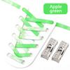 Diamond Cross Lock Shoelaces Rainbow Elastic Flat Laces Sneakers Without Ties Kids Adult No Tie Shoe Laces Rubber Bands Shoelace