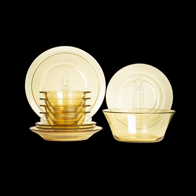 Pyrex Shiny Crystal 10-Piece Glass Tableware Set
