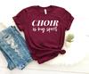 Choir Is My Sport - Choir Gift Rehearsal Shirt Orchestra Funny Choir Music Teacher Shirt Choir Director Gifts for Singer Shirts