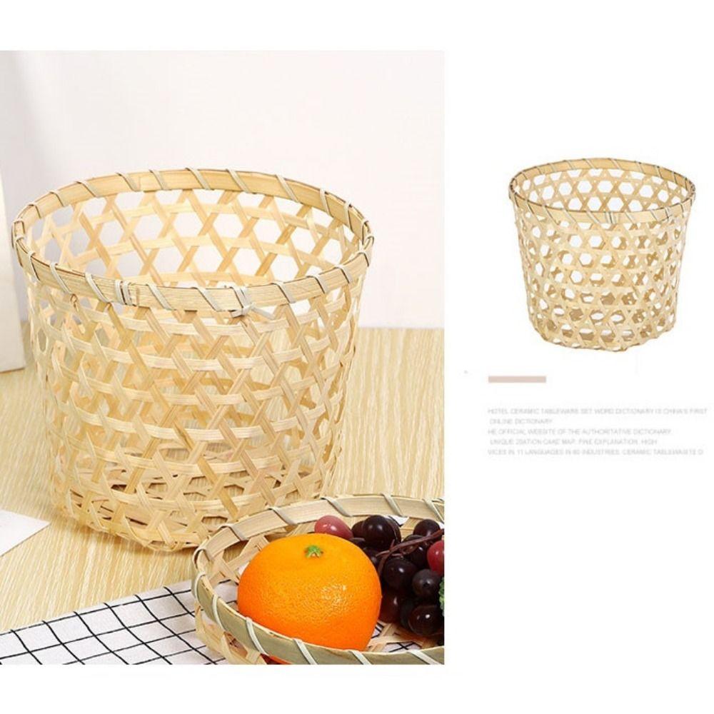 Round Drain Water Sieve Raft Dustpan 4 Styles Rice Fruit Bread Basket  Daily Use Storage
