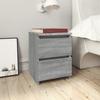 Nightstands 2 pcs Gray Sonoma 30*30*40 cm engineered wood