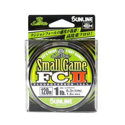 Sunline Fluorocarbon Line Small Game FC II 120m 1lb 0.090mm (5217)