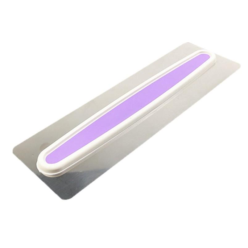 

Расческа для крема для торта из нержавеющей стали, скребок для гладкой глазури, шпатель для украшения помадки